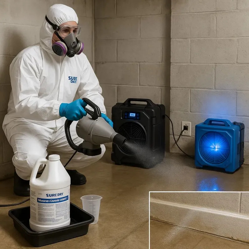 Sanitization and Odor Removal process in Anderson County, SC