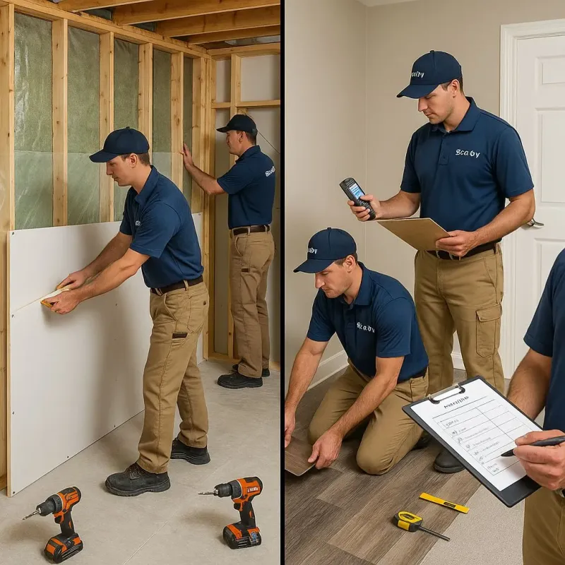 Repairs and Reconstruction process in Anderson County, SC